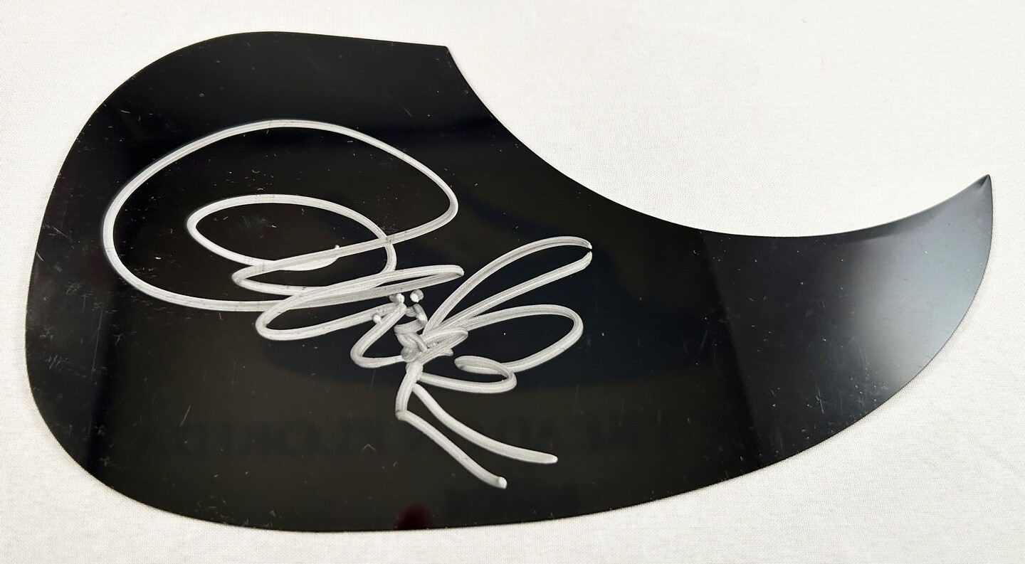 Jon Anderson Signed Acoustic Pickguard Yes 1 COA