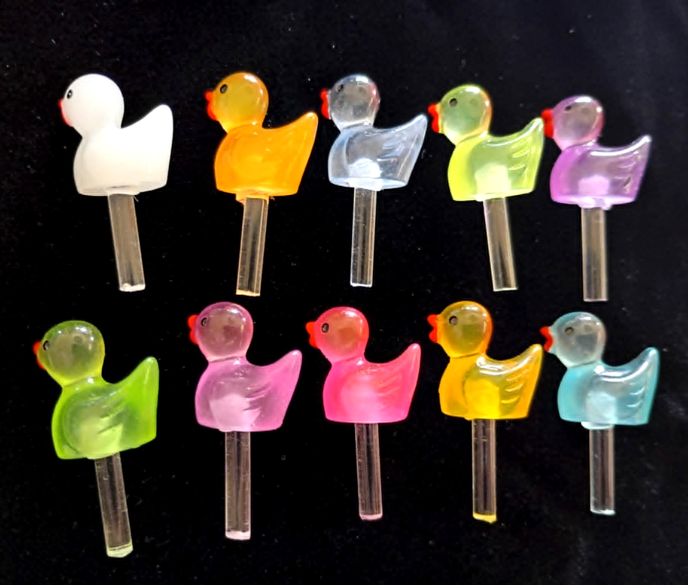 10 Cute Easter Spring Duck Bulbs for Ceramic Christmas Tree Lights twist *NEW*