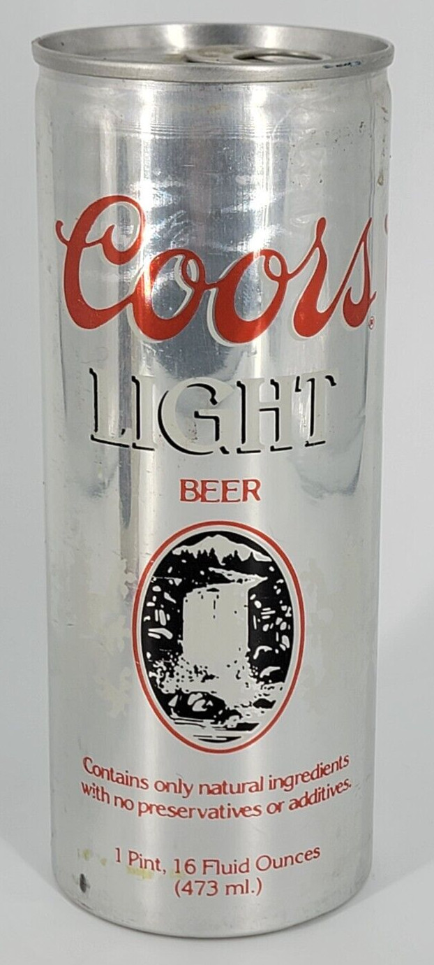 Coors Light Beer/Adolph Coors Co. ~ Aluminum 16oz. Beer Can ~ Empty ~ USA