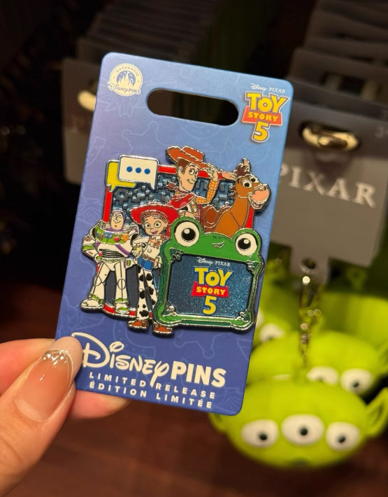 Authentic Disney Parks Toy Story 5 Main Characters 2026 Limited Release Pin