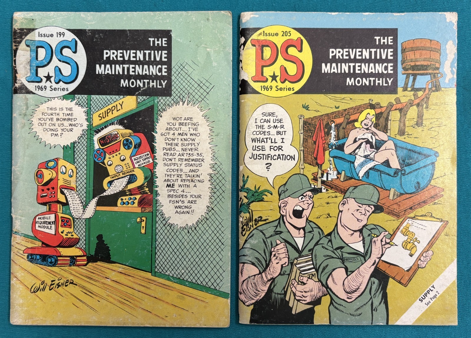PS Preventive Maintenance Monthly Magazine 1969 Lot of 2