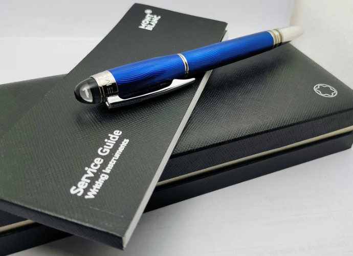 Montblanc StarWalker Cool Blue Rollerball Pen Luxury Writing Pen w/ Box NIB
