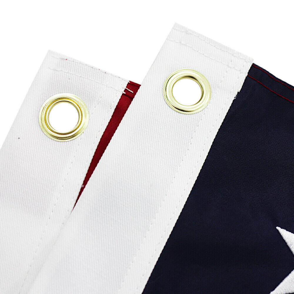 3×5 ft US American Flag Heavy Duty Embroidered Stars Sewn Stripes Grommets Nylon