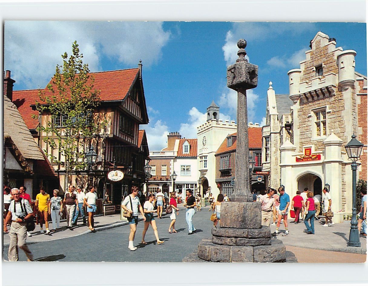 Postcard United Kingdom World Showcase Epcot Center Walt Disney World Florida