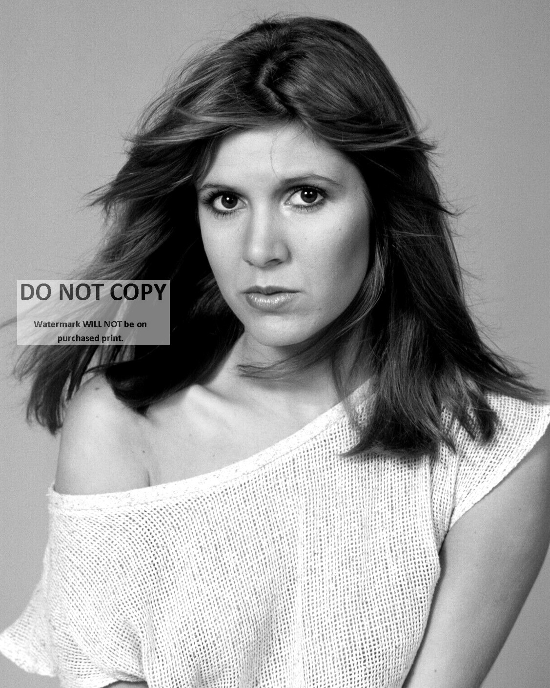 ACTRESS CARRIE FISHER – 8X10 PUBLICITY PHOTO (DD-792)