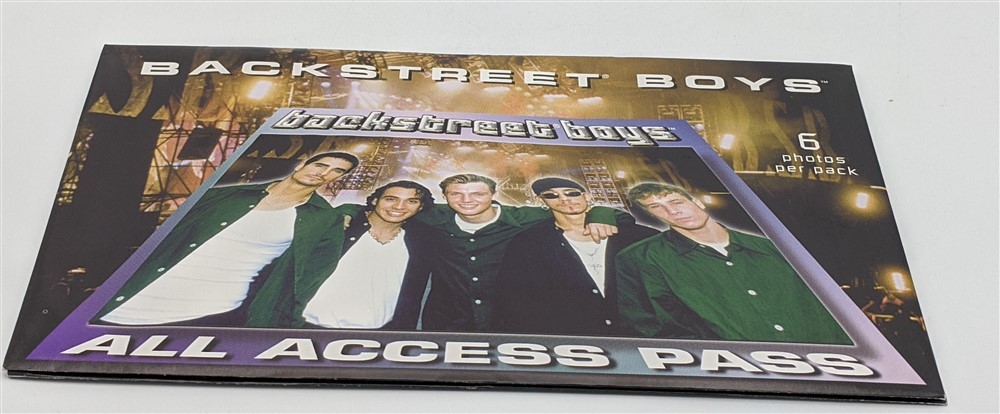 One Unopened Pack 2000 Winterland Backstreet Boys All Access Pass Photo Cards