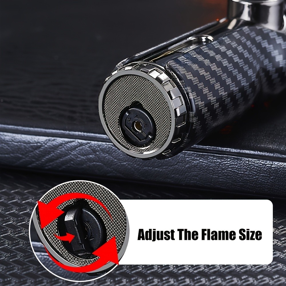 Metal Strong Flame 1800C Windproof Jet Torch Turbo BBQ Lighter Spray Gun Welding