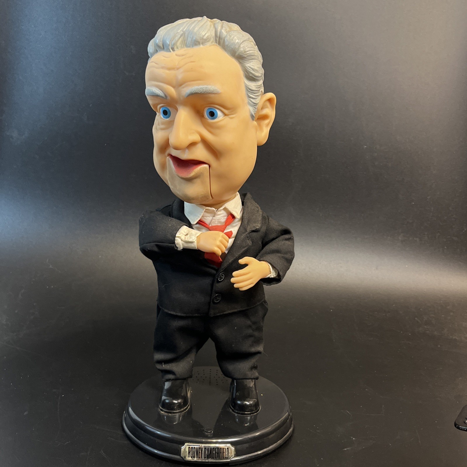 Vtg 2003 Gemmy Rodney Dangerfield Animated Talking Figure Doll Tested 17″ Works!