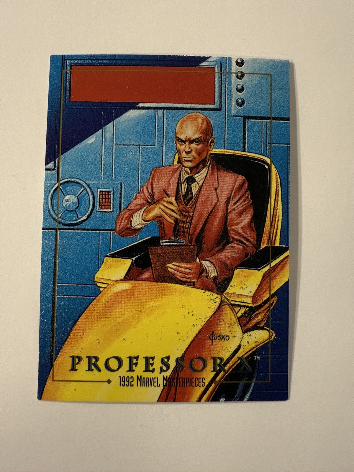 PROFESSOR X 1992 Skybox Marvel Masterpieces Card #66 X-MEN Joe Jusko Art