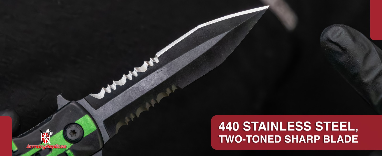 Zombie Killer Assisted Tactical Folding Pocket Knife Spear Point – Belt Cutter