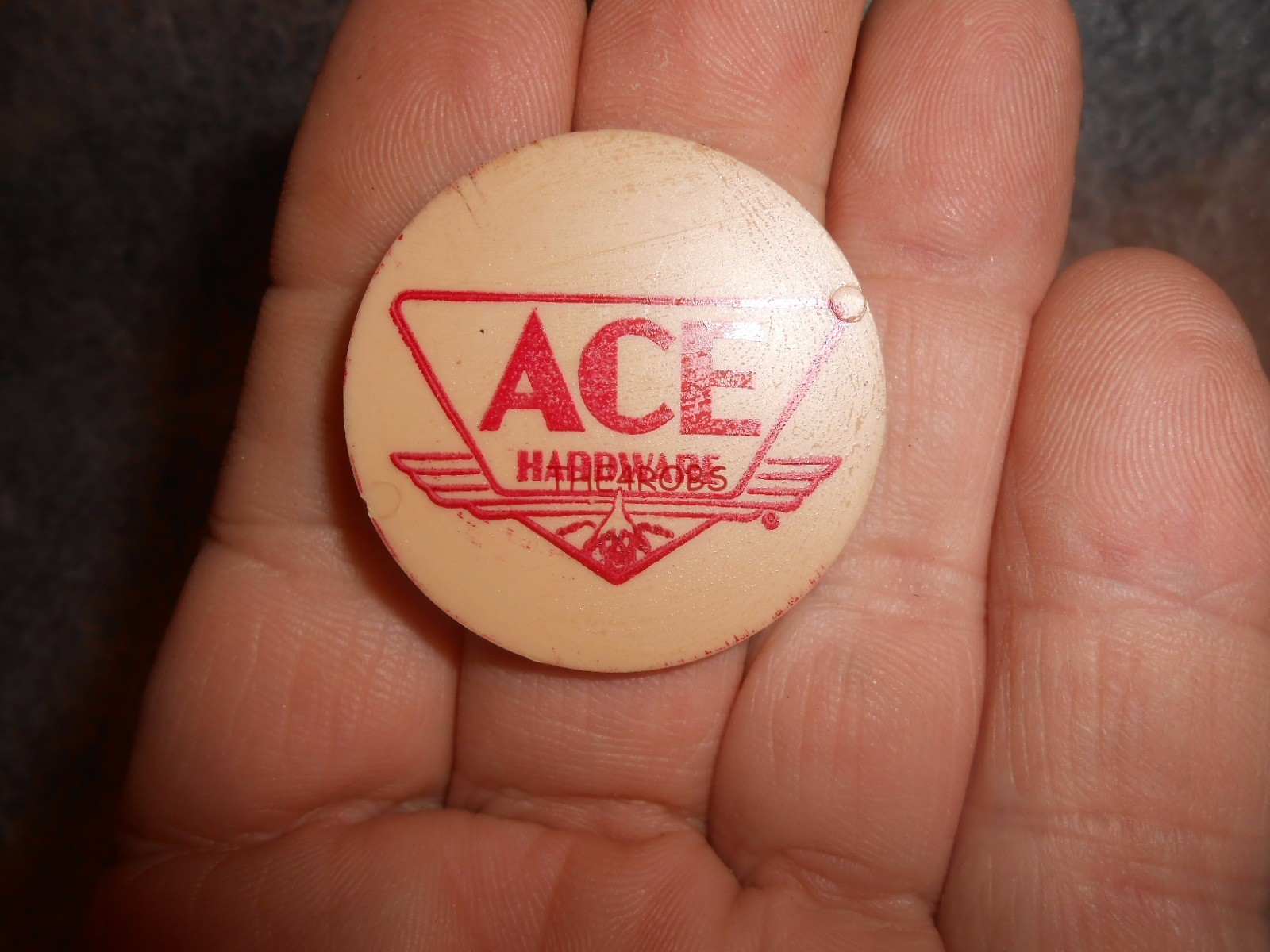 Vintage Ace Hardware Plastic Bottle Cap ???