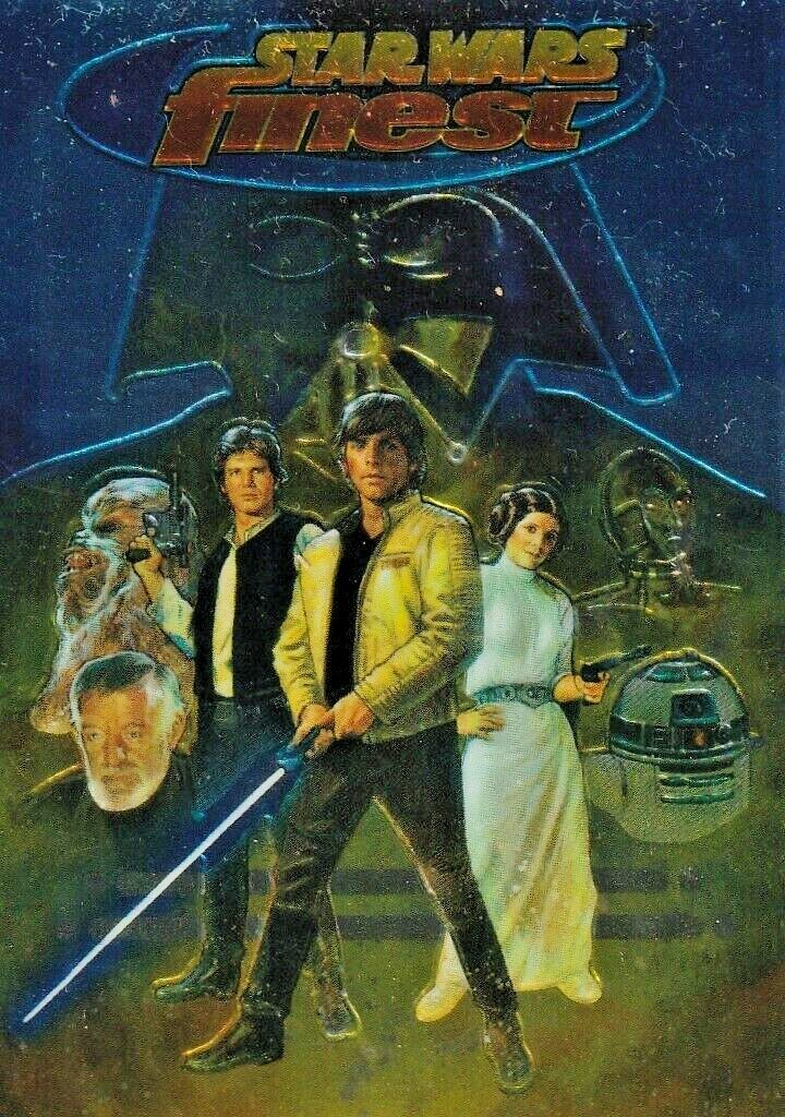 1996 Topps Star Wars Finest Chromium Trading Card Base or GOLD You Pick Chrome