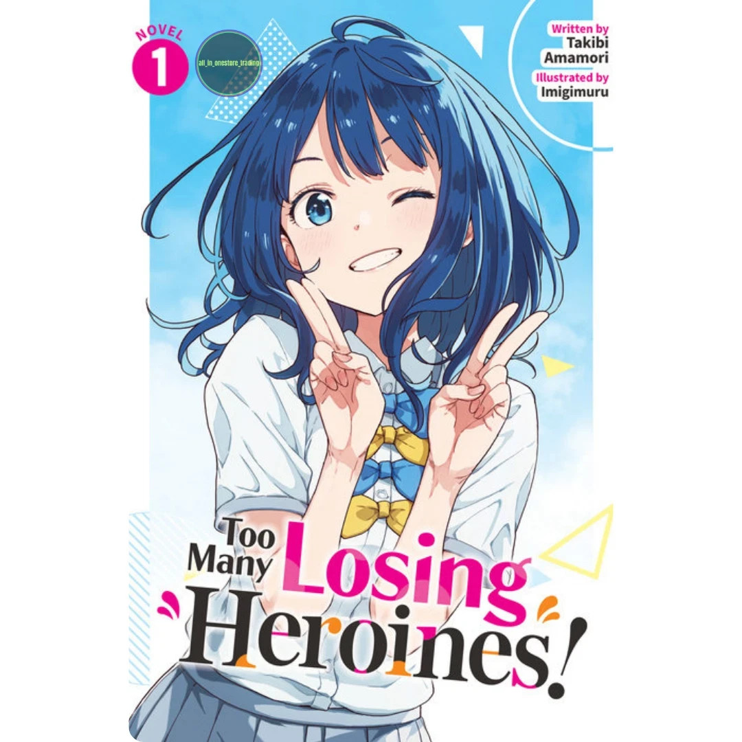 Too Many Losing Heroines! English Light Novel Volume 1-2 Set NEW ITEM