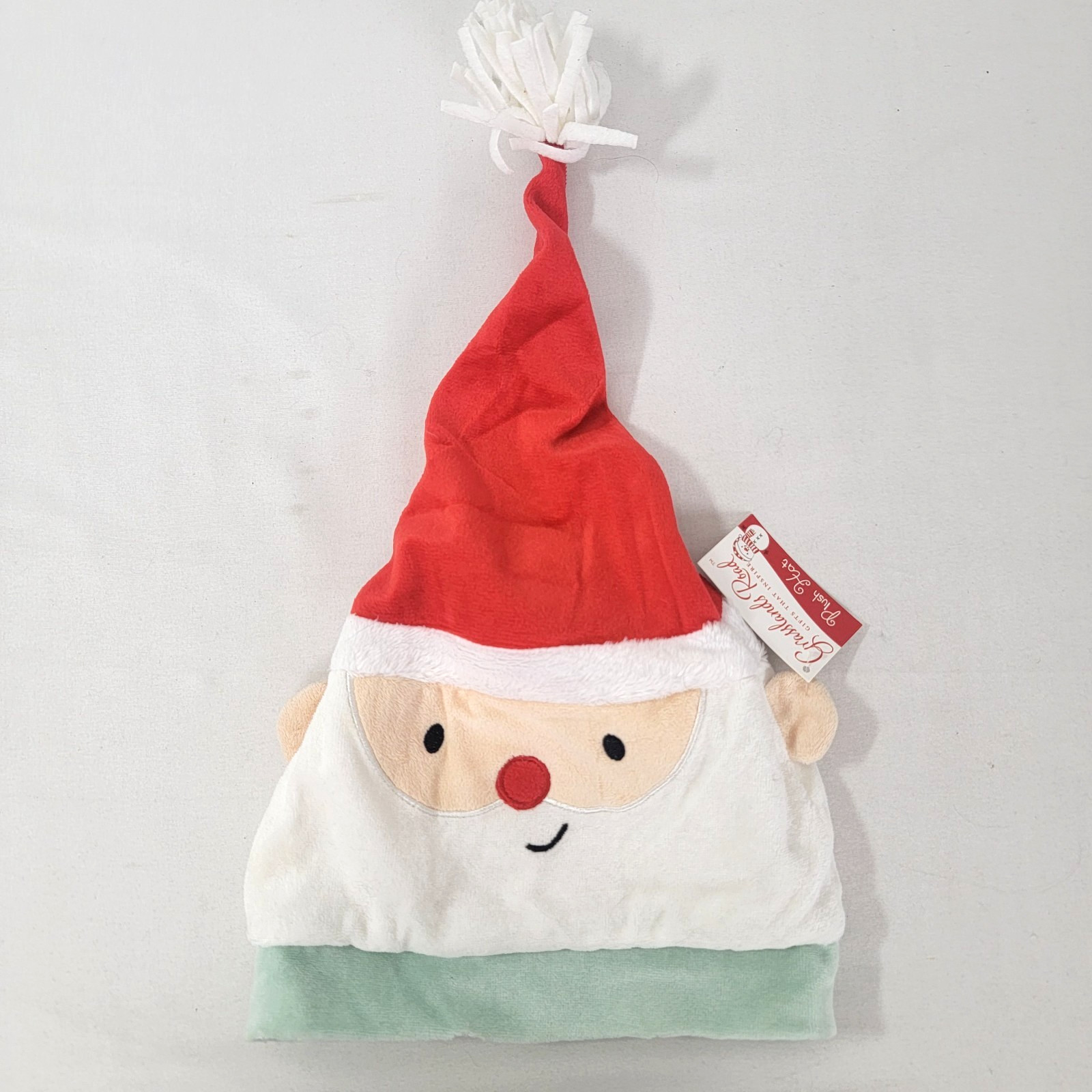 Grasslands Road Plush Hat Baby Santa Claus NEW NWT 3-6 Months 3 6 M Christmas