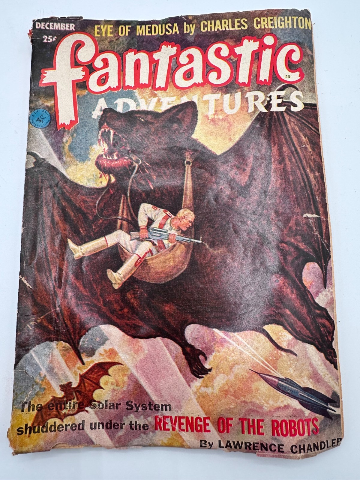 Fantastic Adventures Dec 1952 Revenge of the Robots Chandler Sci-Fi Pulp