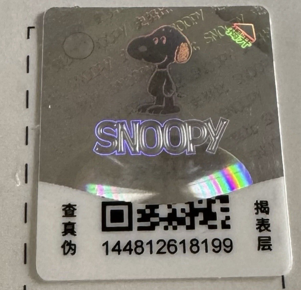 Peanuts Snoopy Combo: Tote Bag & 50 Pcs Stickers