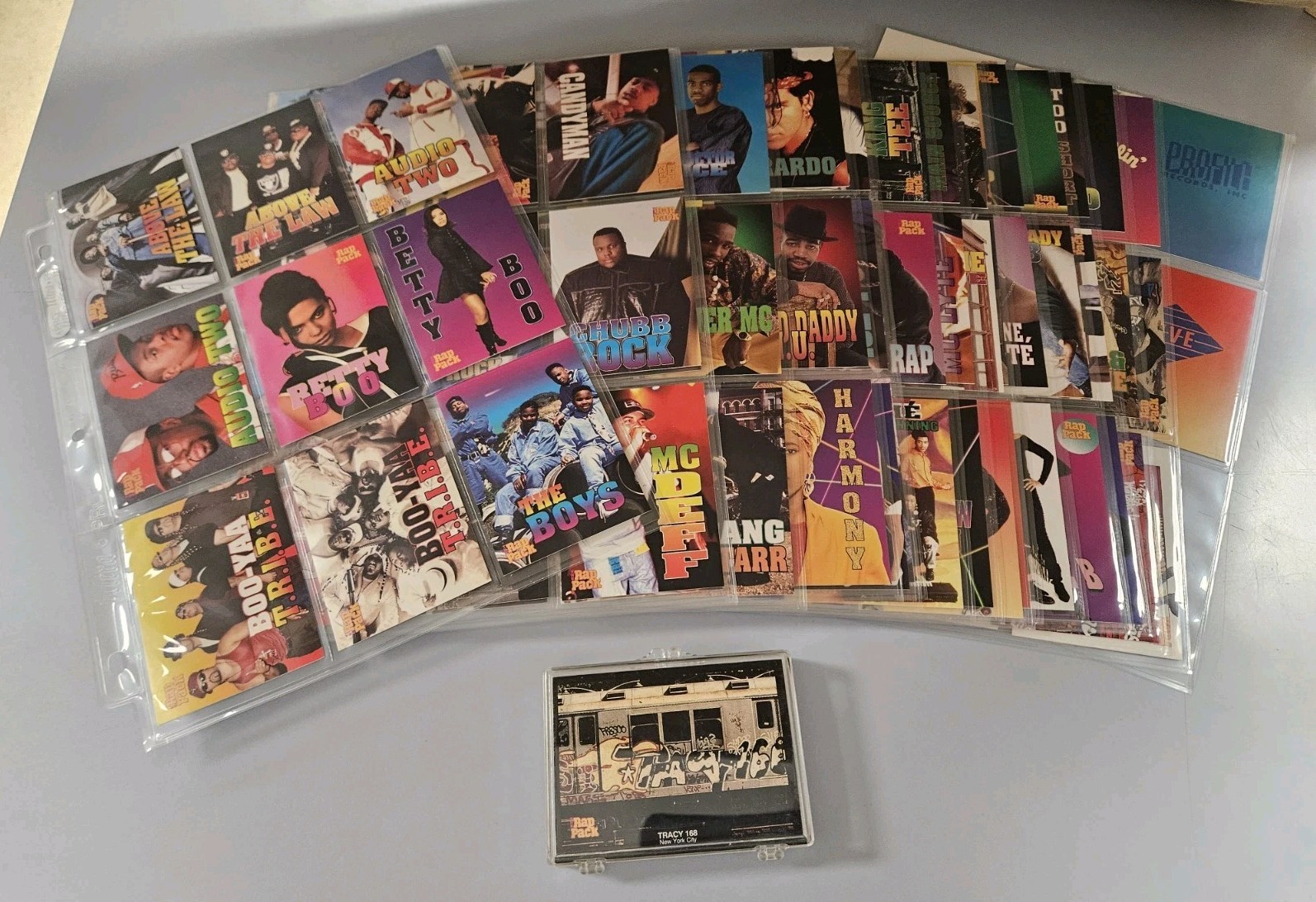 1991 THE RAP PACK COMPLETE SET 150 w/ 20 STICKER CARD SET ICE CUBE, Easy-E, NWA