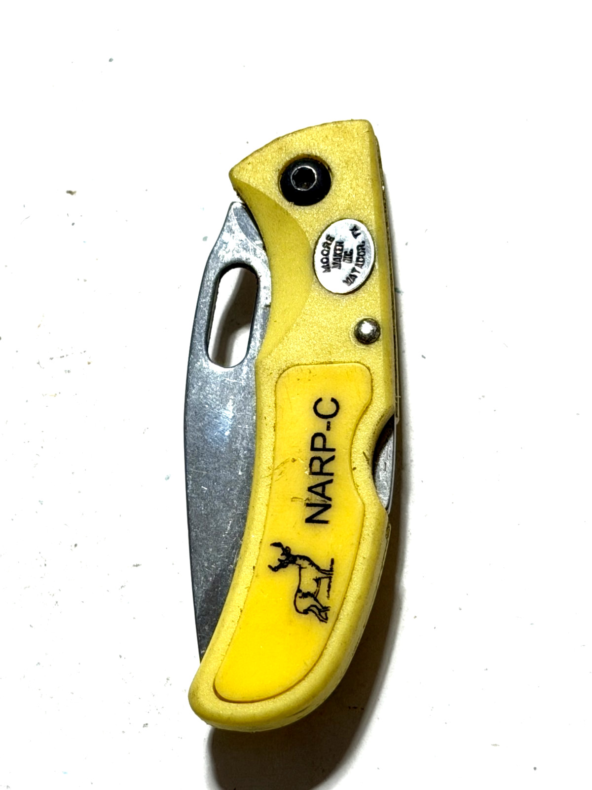 Moore Maker USA 7100LB Folding Pocket Knife Matador Texas USA