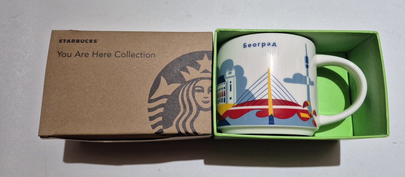 Starbucks Serbia 2023 You Are Here Belgrade 414ml (14oz) City Mug