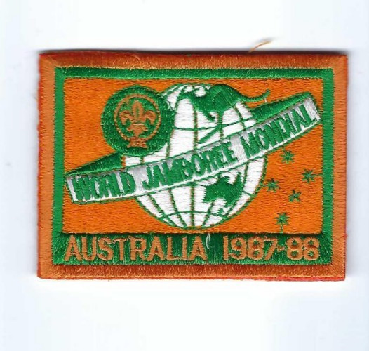 Boy Scout 1987-88 World Jamboree Uniform Patch 2-3/8in x 3-1/4in Australia