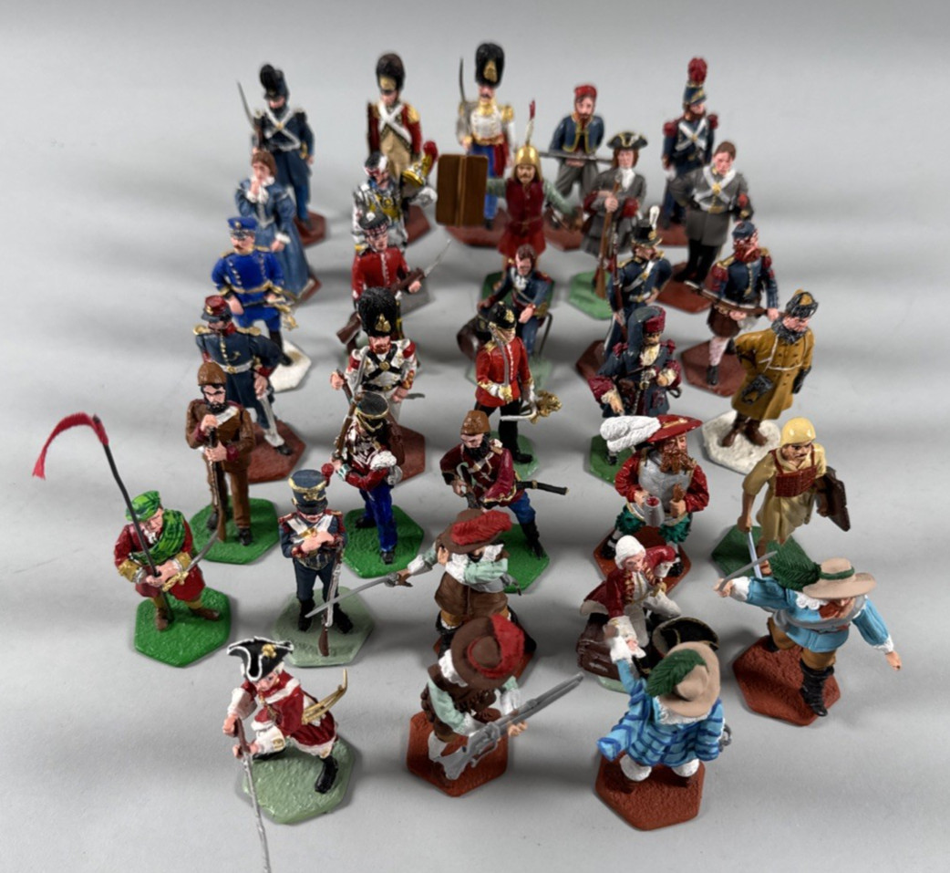 Lot of 33 Miscellaneous New Hope Design Painted Miniatures 54mm scale