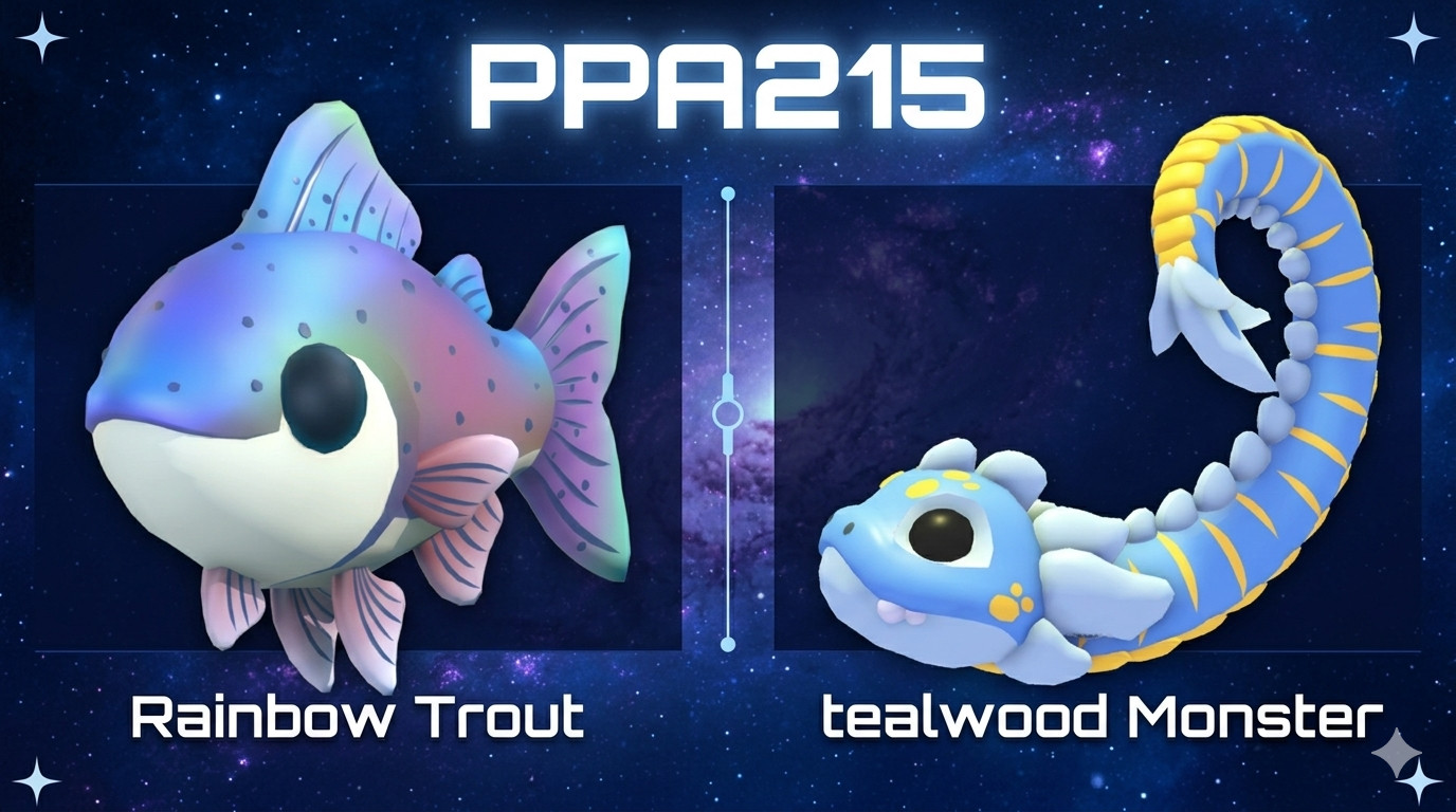 Rainbow Trout & Tealwood Monster – Adopt your pets
