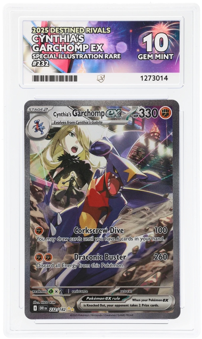 ACE 10 – Cynthia’s Garchomp ex – 232/182 – Destined Rivals – Pokemon English SIR