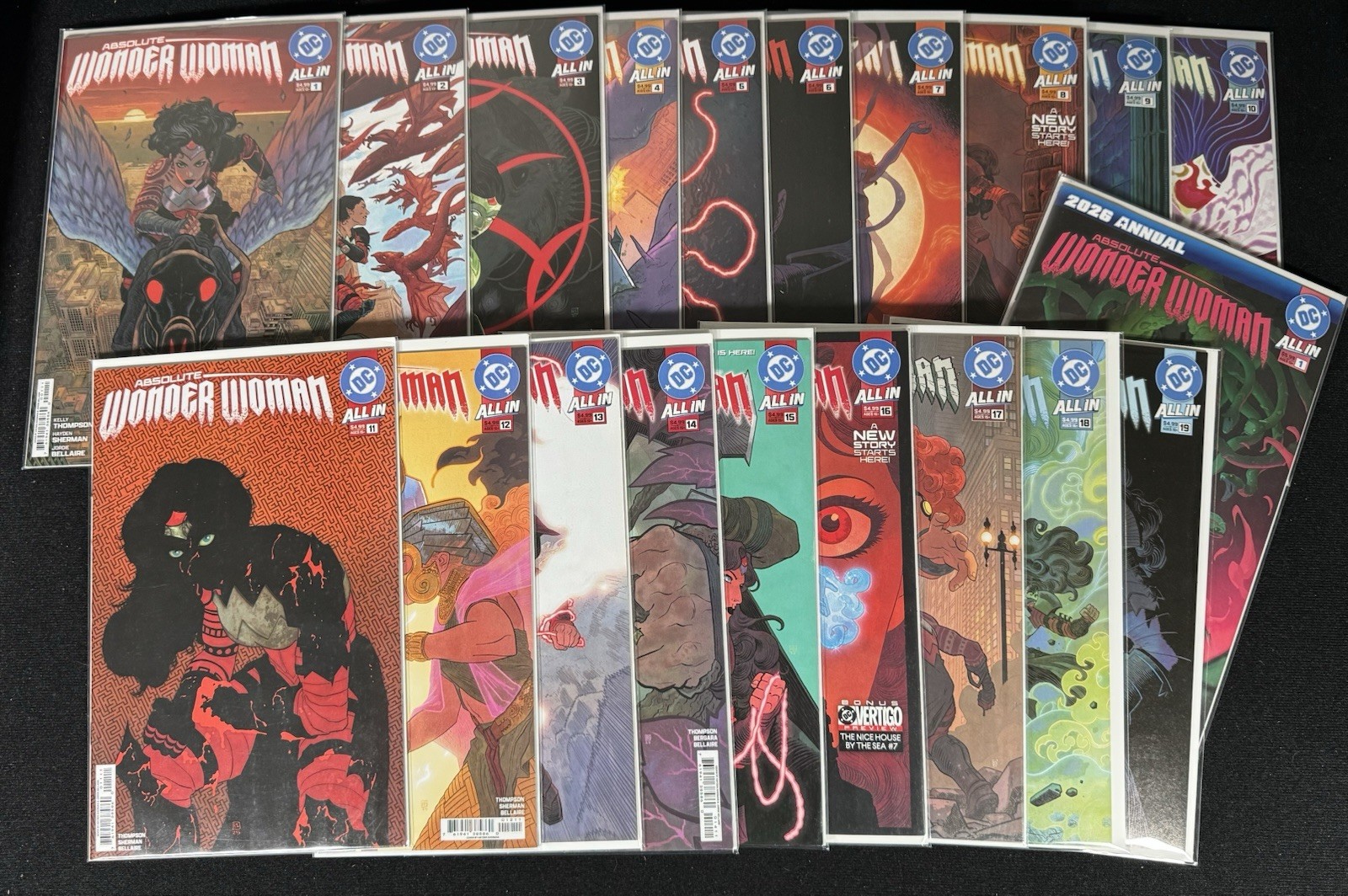 Absolute Wonder Woman 1 2 3 4 5 6 7 8 9 10 11 12 13 14 15 16 17-19 1st PRINT Lot