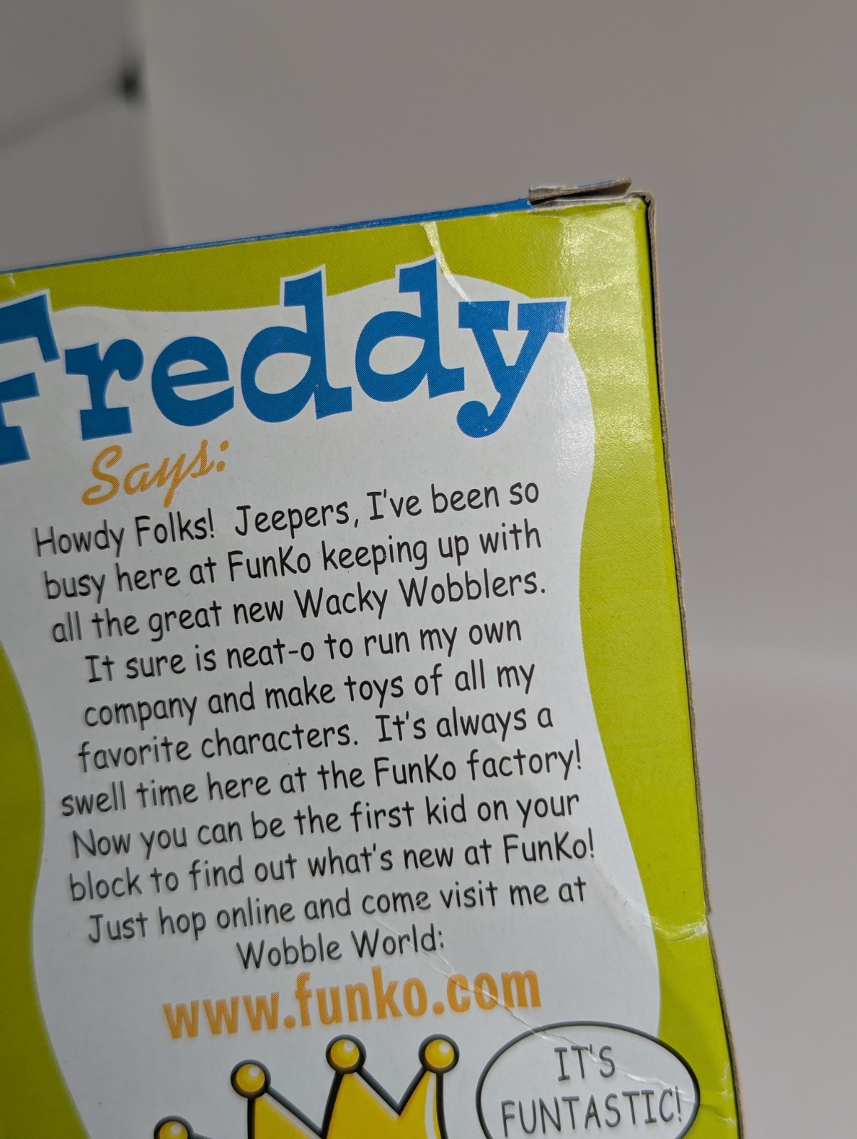 Funko Wacky Wobbler GITD Atomic Freddy 2006 SDCC 48 Piece LE [2] Issues + Case