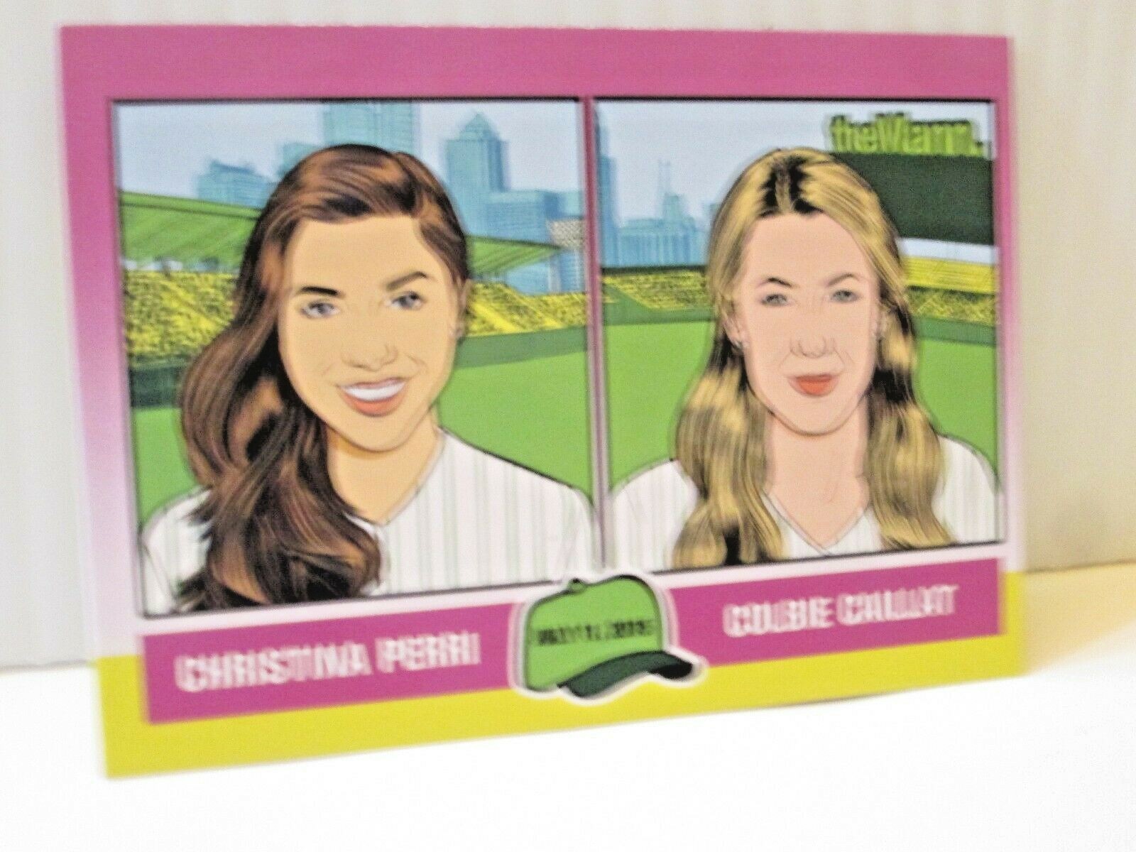 CHRISTINA PERRI COLBIE CAILLAT TOUR MANN MUSIC CENTER PHILADELPHIA TRADING CARD