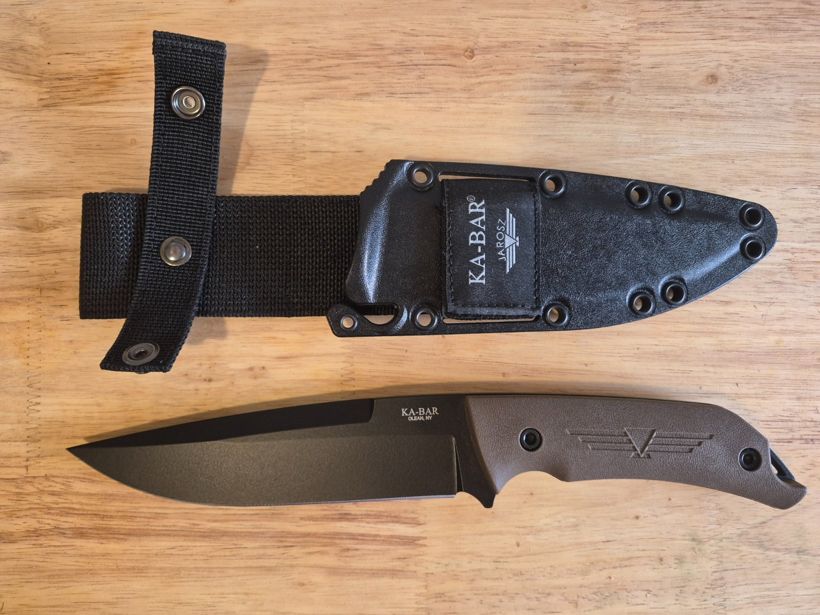 NEW Authentic KABAR 7503 Jarosz Turok Knife 6.25″ Knife with Sheath USA