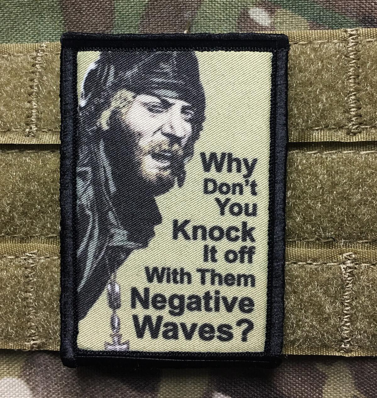 Kelly’s Heroes Morale Patch Tactical Military Army Flag Badge Hook USA