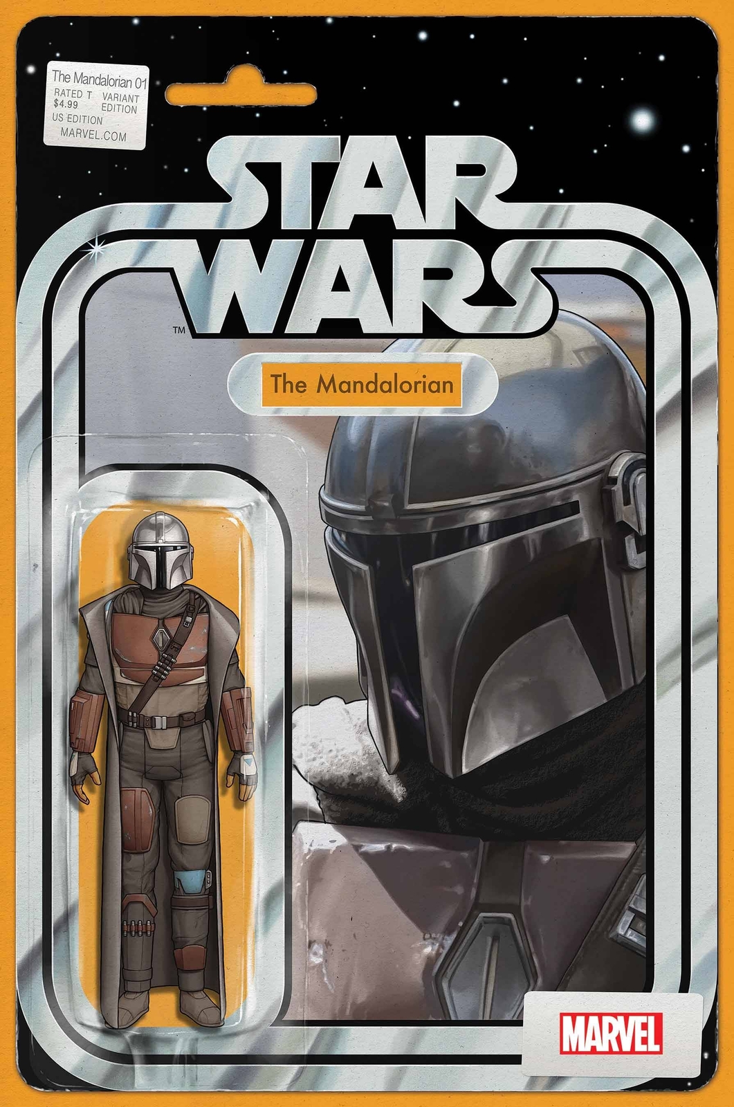 STAR WARS MANDALORIAN #1 CHRISTOPHER ACTION FIGURE VARIANT MARVEL COMICS