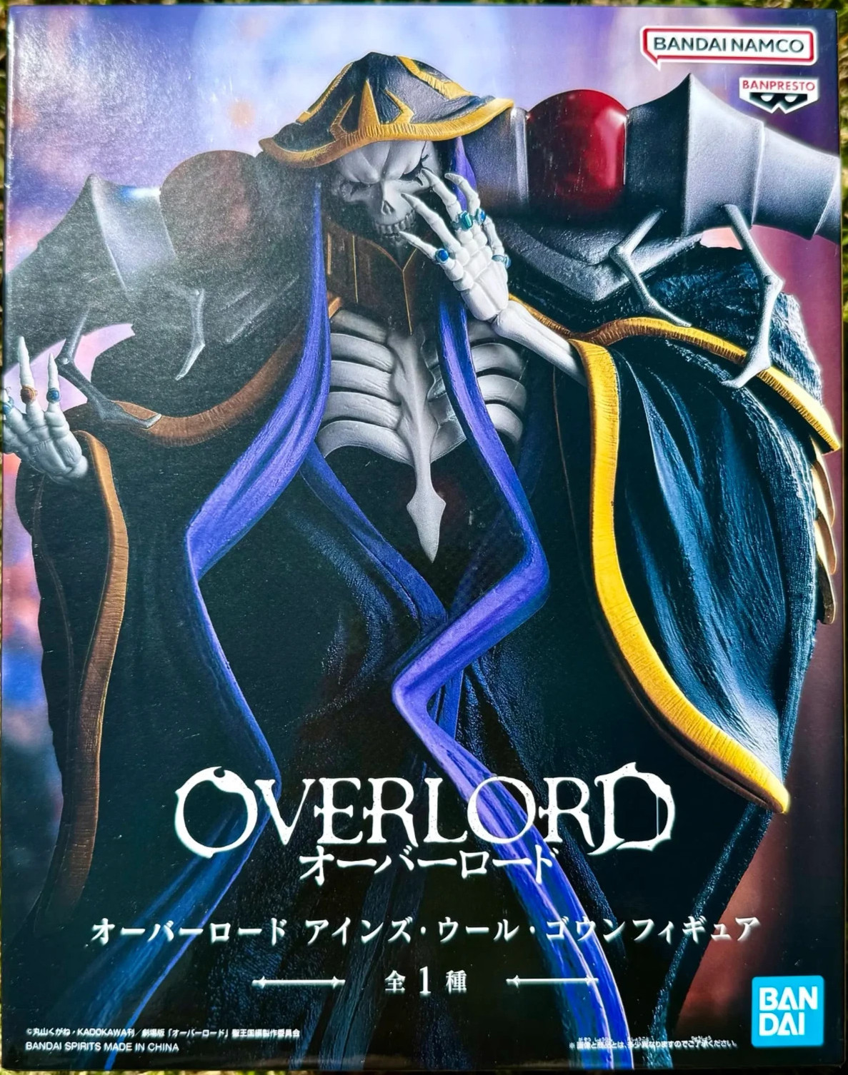 New Bandai BANPRESTO Overlord Ainz Ooal Gown Figure from Japan