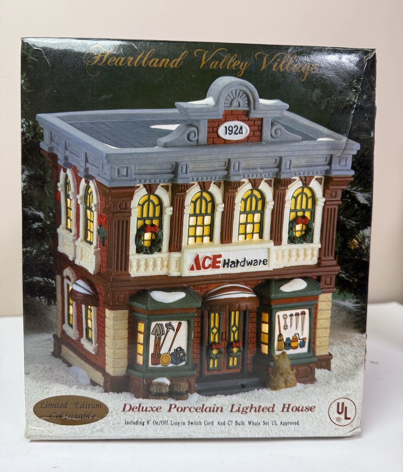 Vtg 1998 Ace Hardware Store O ‘Well Heartland Village Christmas Lighted House