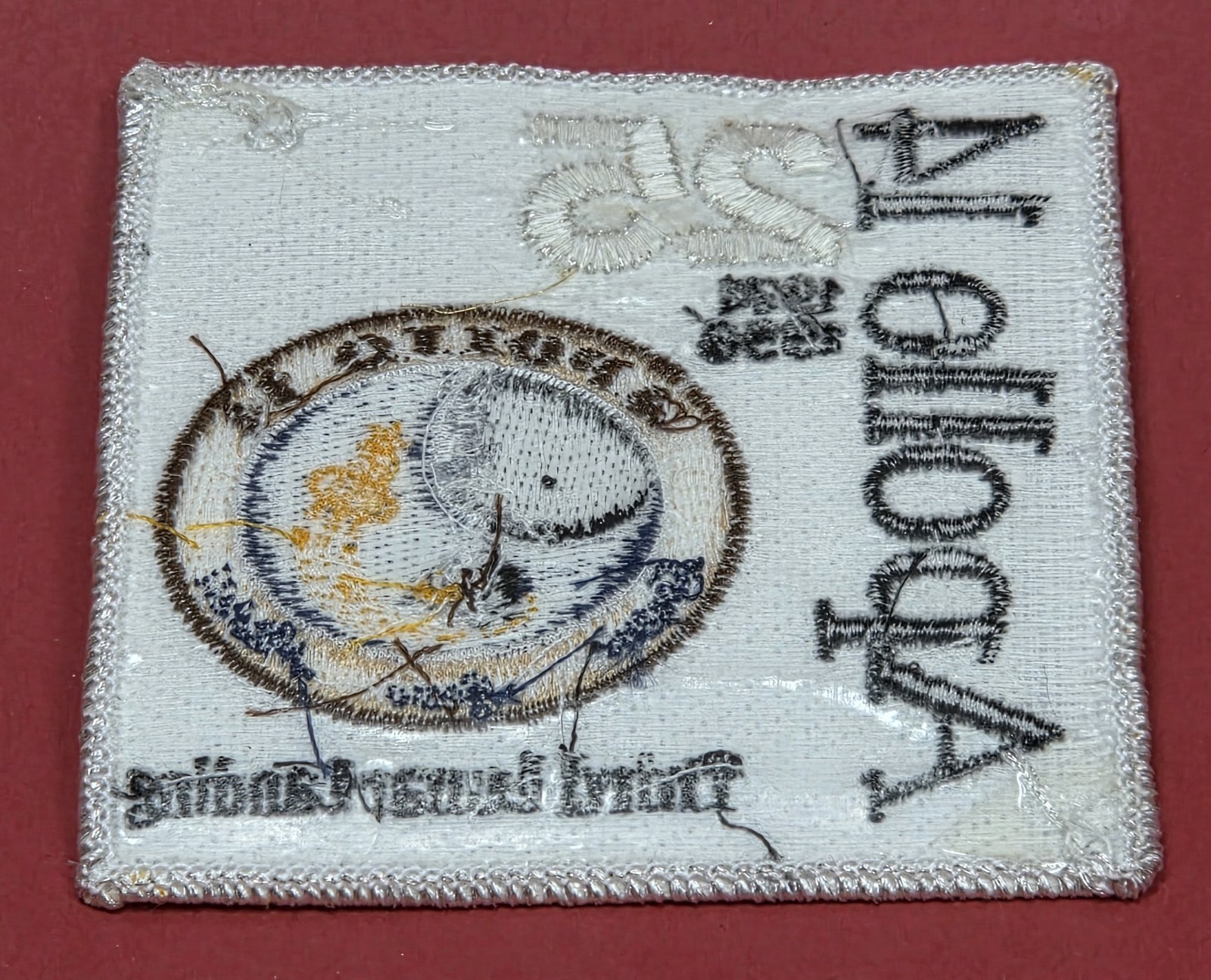 Apollo 14 25th Anniversary Patch 3½” x 3½” 1971-1996 Third Lunar Landing