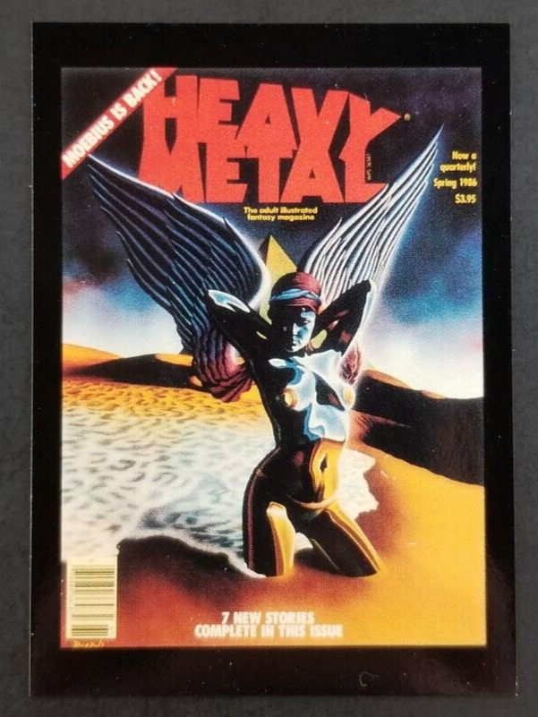 Heavy Metal 1991 Fantasy Horror Sci-Fi Comic Images Card #68 (NM)