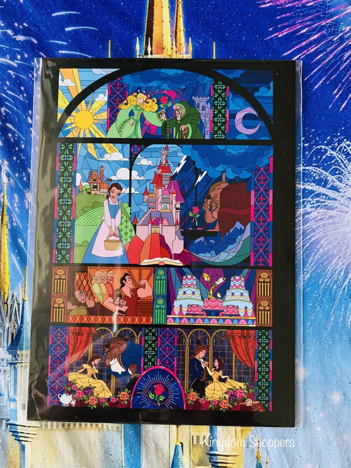 2021 Disney Parks Live Your Story Beauty & The Beast Postcard Ashley Taylor