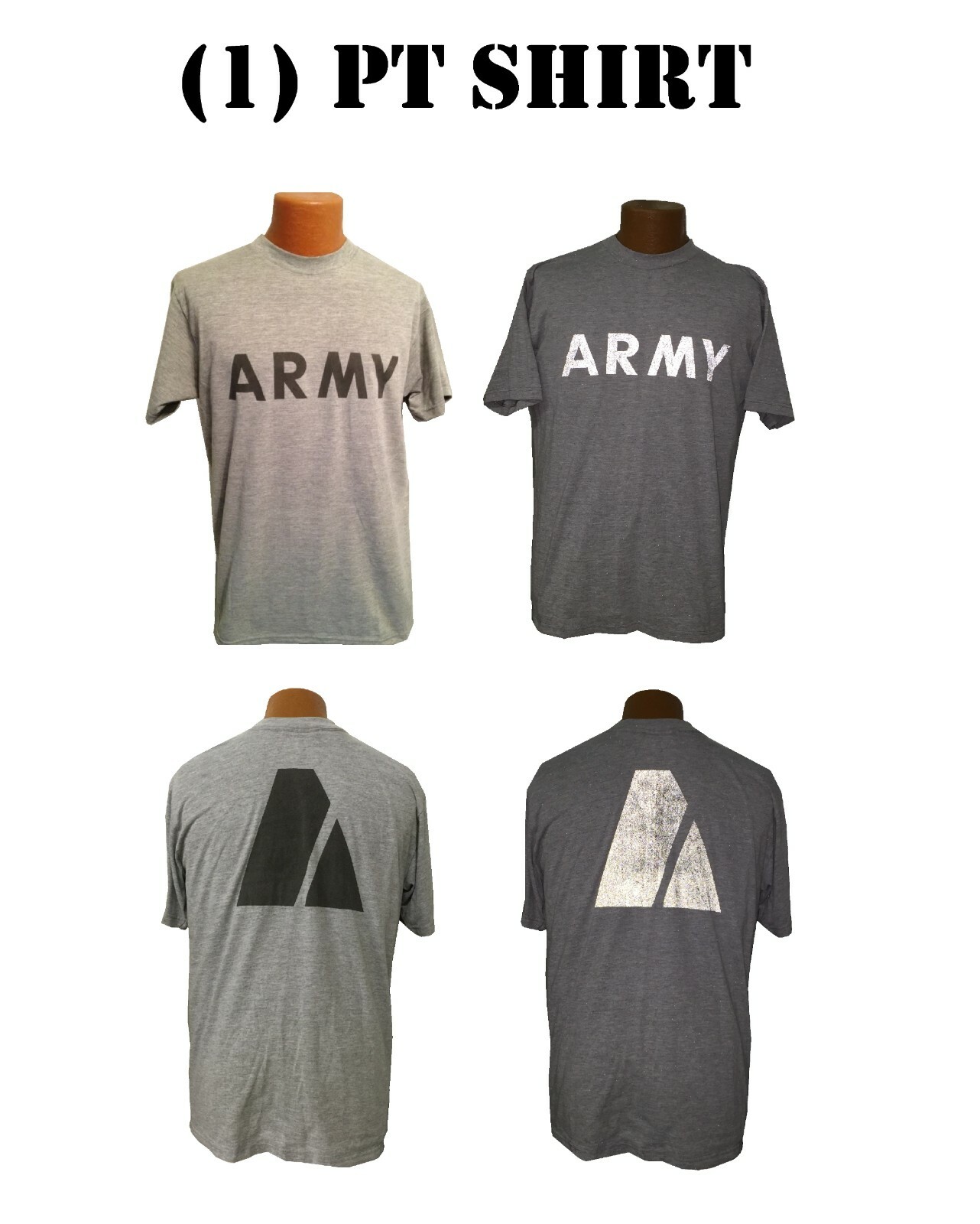 MEN’S MED SHIRT SHORT SLEEVE PHYSICAL T-SHIRT IPFU FITNESS US ARMY REFLECTIVE PT