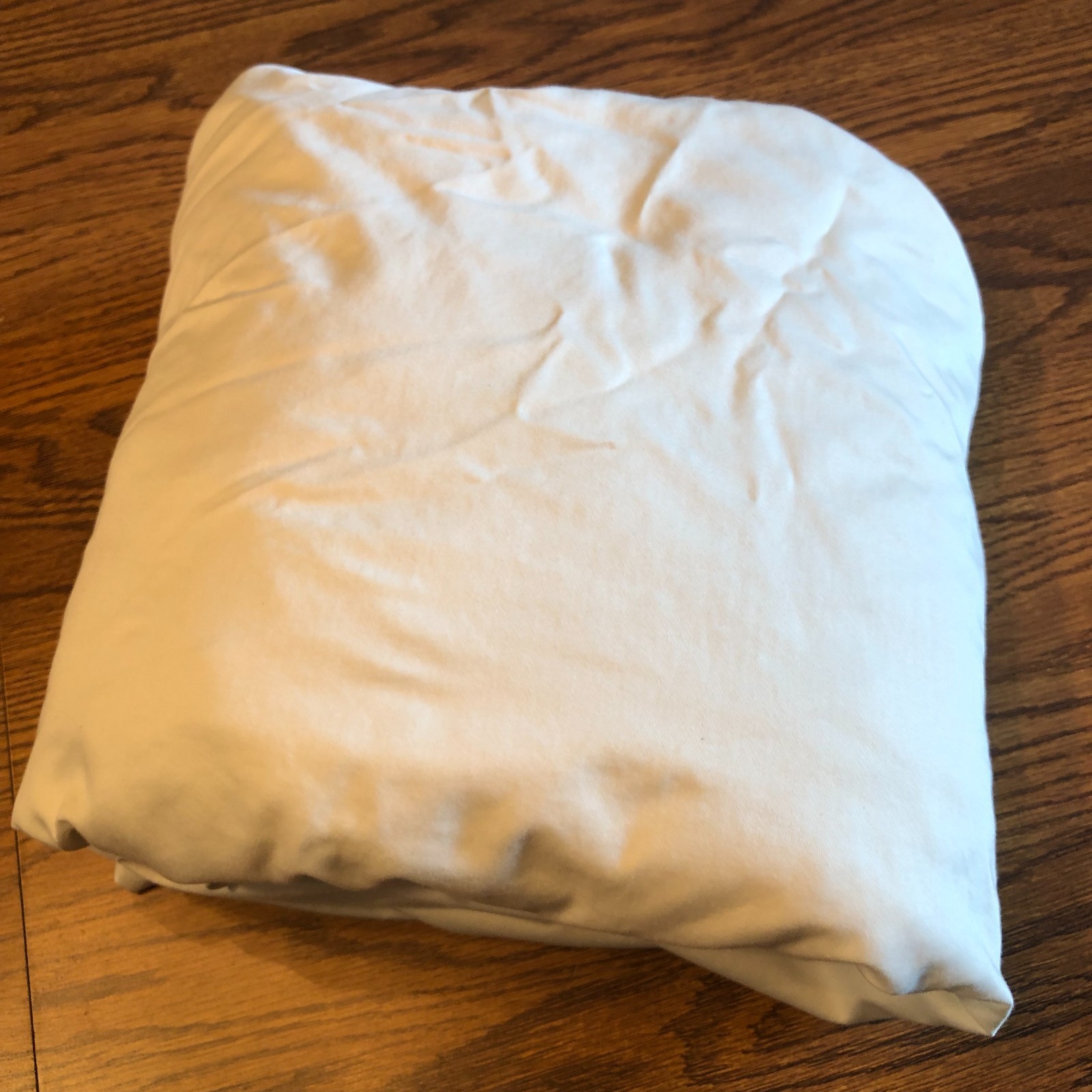 THRESHOLD White Double Heavy Elastic Fitted Sheet – Full – 16″ Deep- 100% Cotton