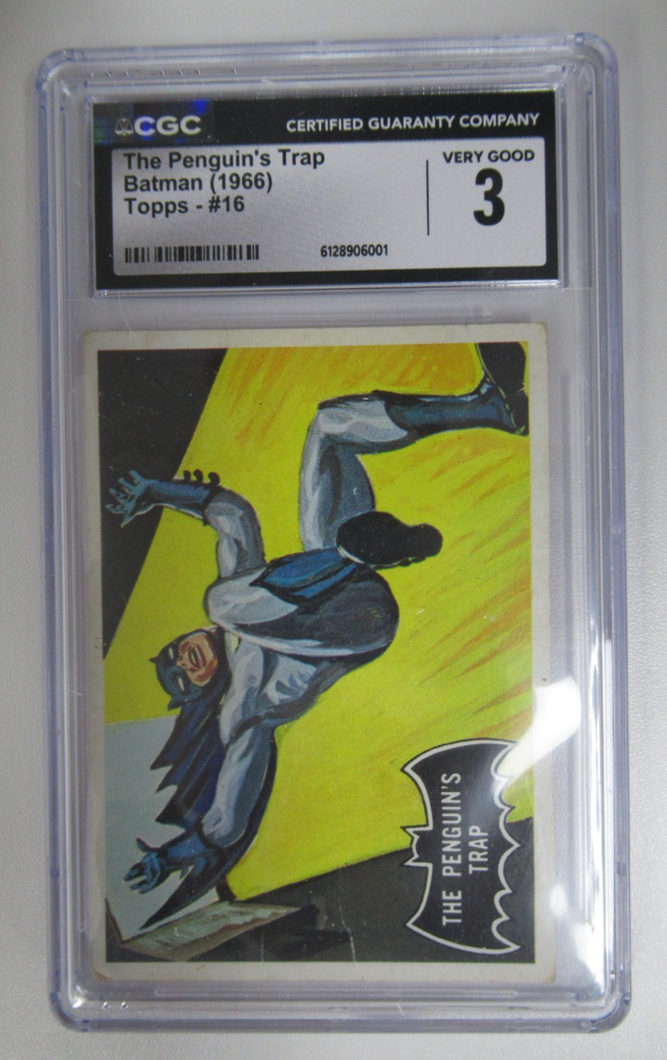 1966 Topps Batman The Penguin’s Trap #16 CGC 3