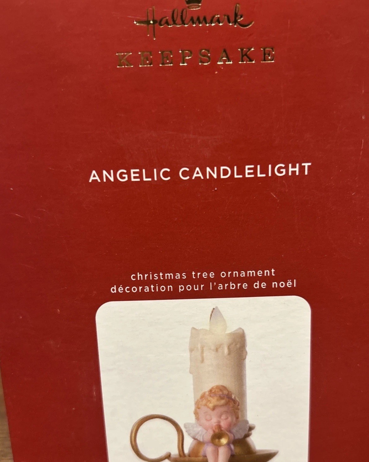 Hallmark 2021 Angelic Candlelight Ornament ~ Requires Power Cord Not Included