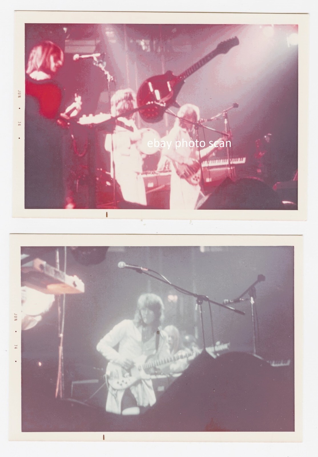 YES Concert Audience original photos 1974 New Jersey . JON ANDERSON Steve Howe