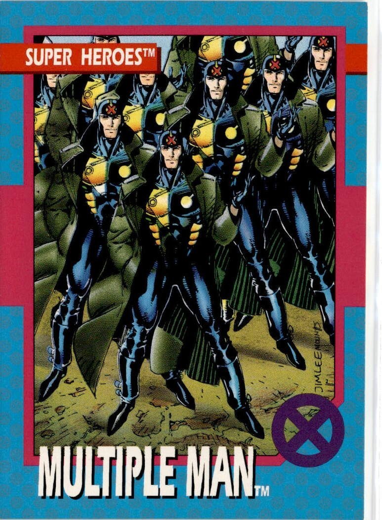 1992 Impel Marvel Universe X-Men Multiple Man #34