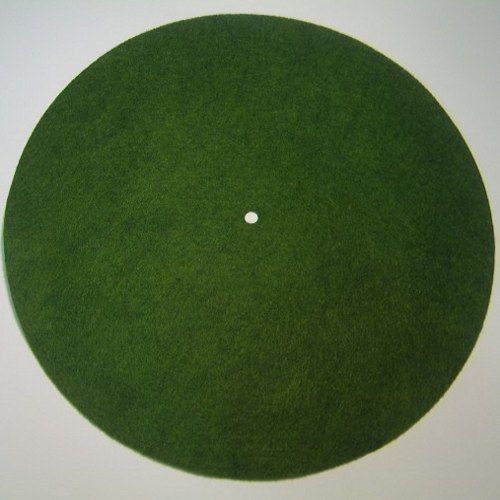 Victor Phonograph LARGE LIGHT GREEN Turntable Felt – Round (fits 12″ diameter)