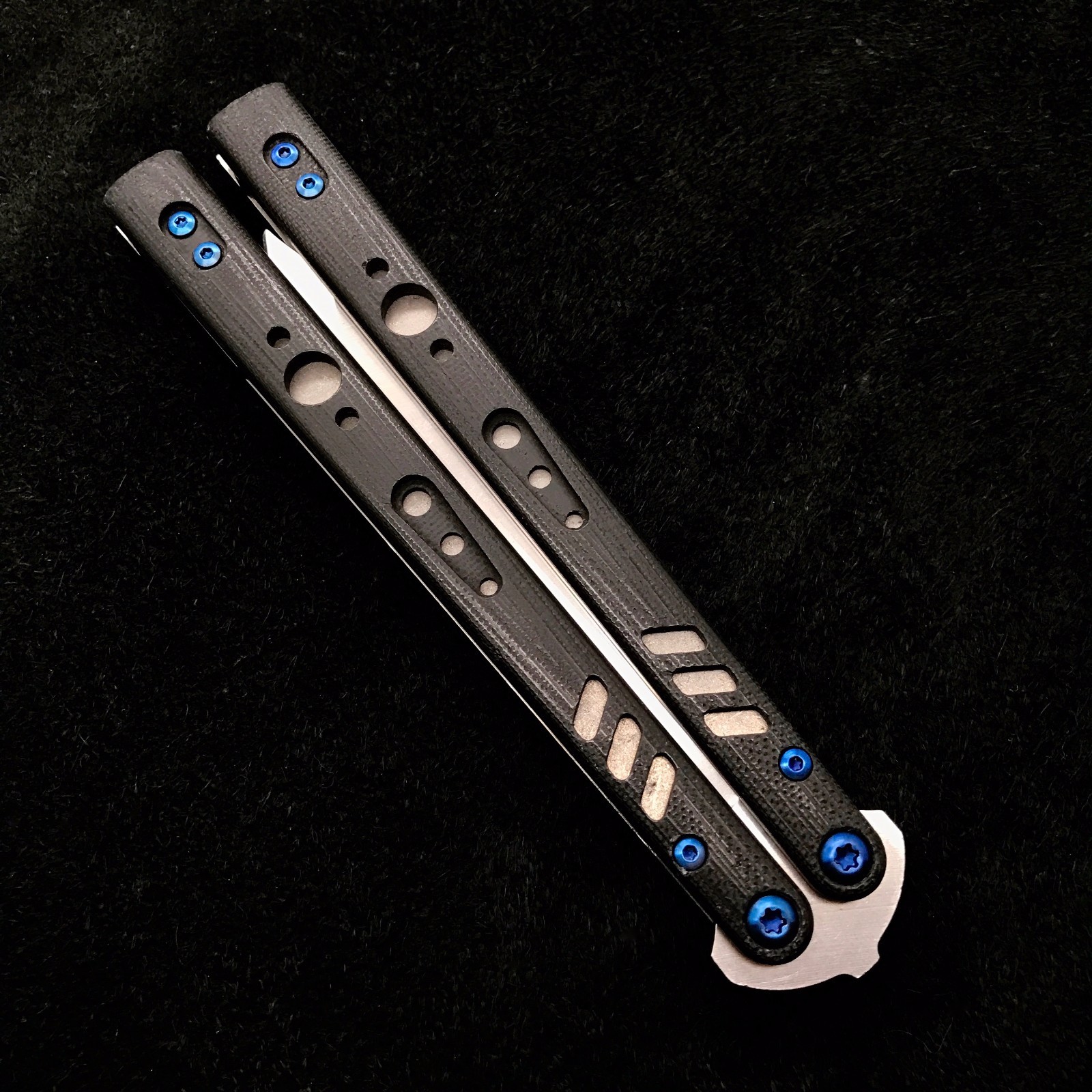 Blue Titanium [// Screw set //] (No Knife ) for BRS Replicant (10 Screws)