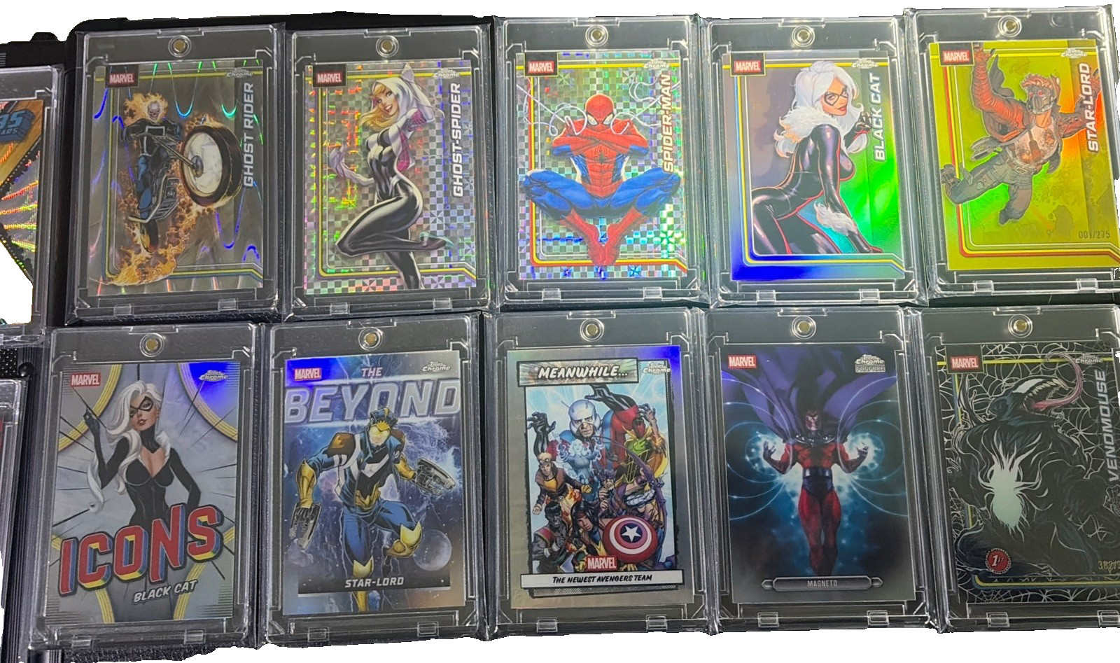 34 X 2026 Topps Chrome Marvel Lot (X-Fractor Spider-man! Loaded. RayWave LOOK‼️