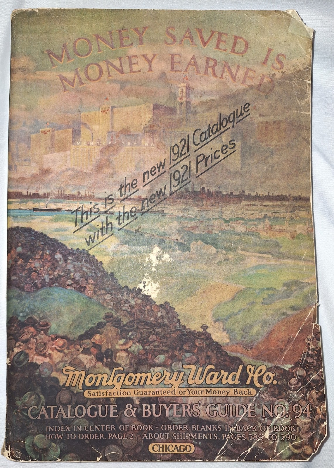 Antique MONTGOMERY WARD & CO. 1921 Catalogue & Buyer’s Guide No. 94 Chicago