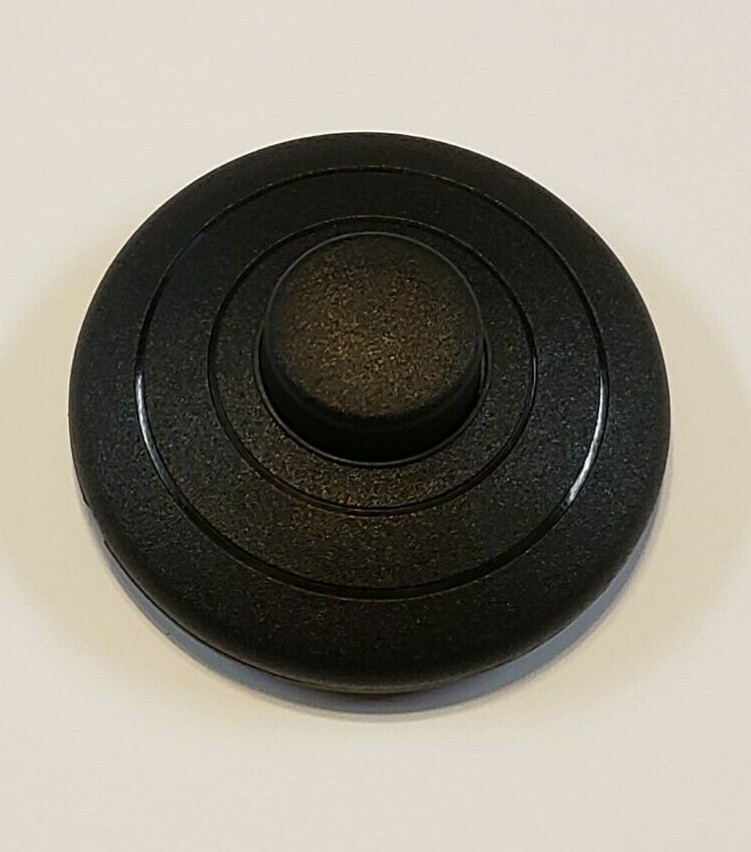 Black Floor Switch On-Off Push Button for SPT-1 & SPT-2 lamp cord New 40151JB