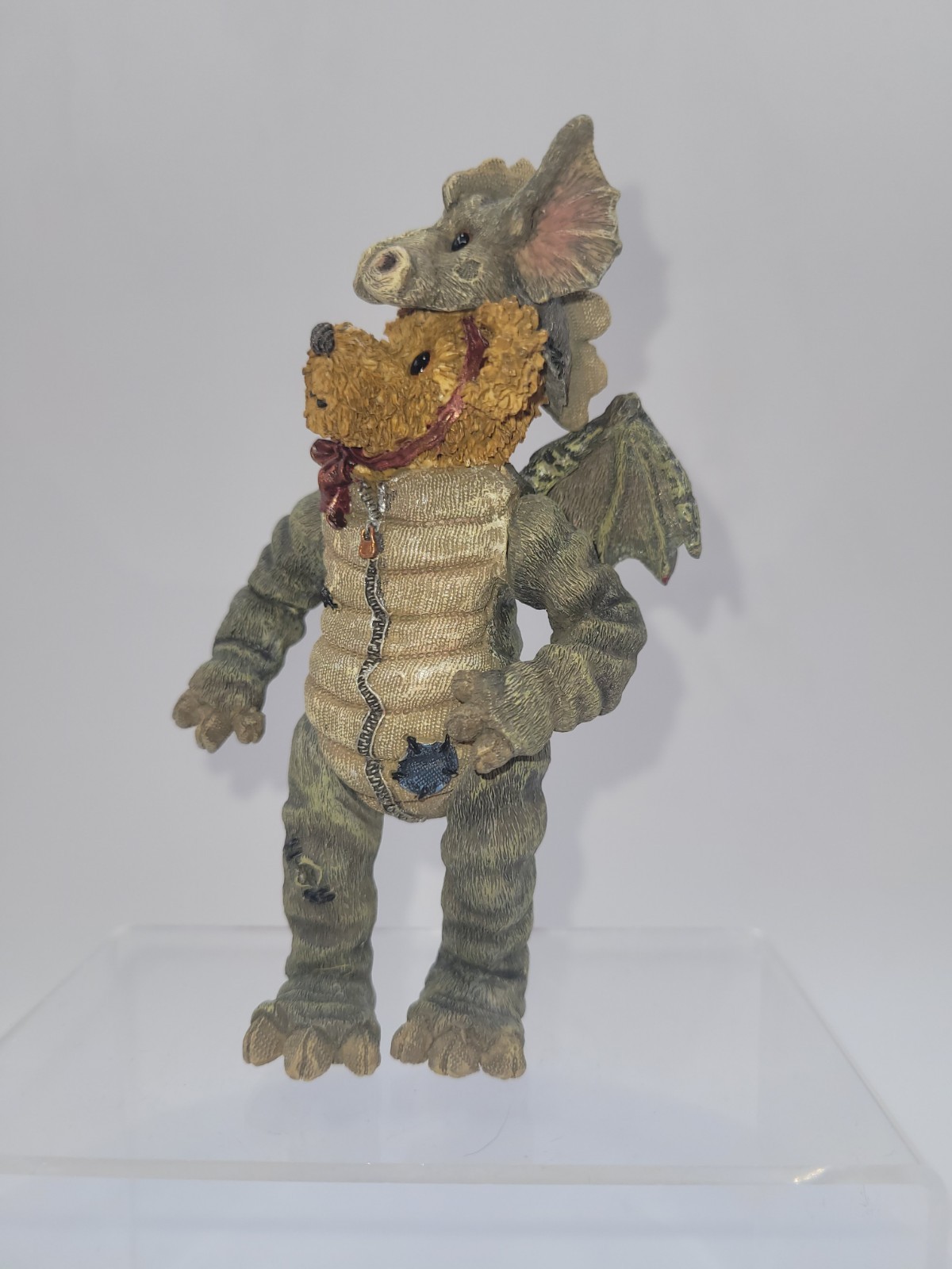 VTG Boyd’s Bears Shoe Box Bears Resin Figurine Izurs Draggon… Breathe #3228